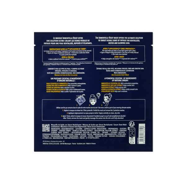 Immortelle Reset Serum Bio-Cellulose Mask
