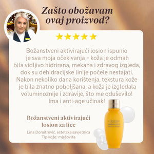 Immortelle divine aktivirajući losion za lice